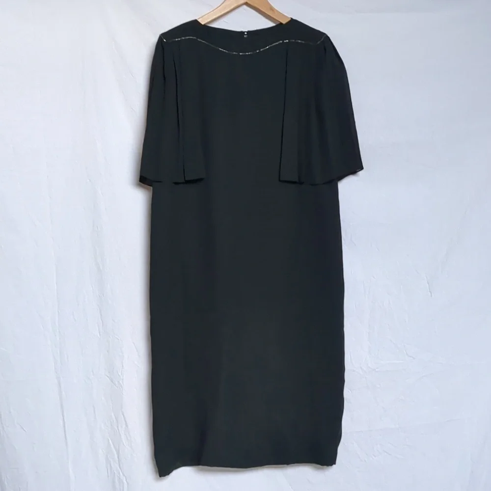 Tobi dress vintage Black cutout beaded sz Small - Picture 12 of 12